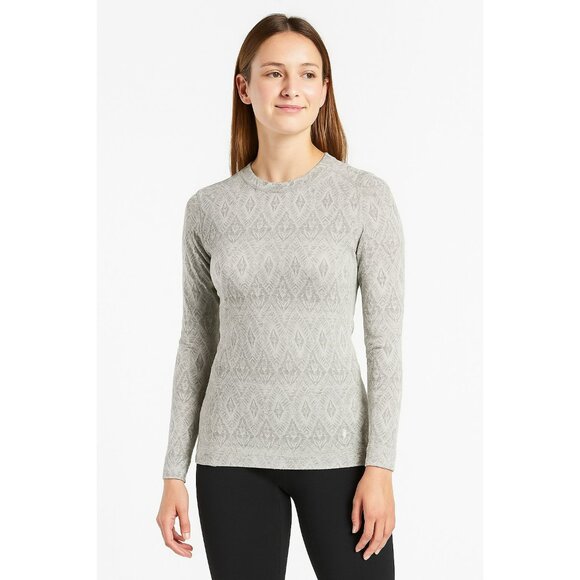 Smartwool Merino 250 Women XS Base Layer Pullover Top Nordic Geometric - Picture 1 of 12